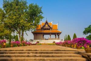 typisch Buddhist Kloster Dach, Thailand foto