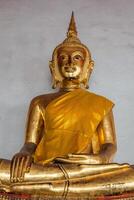 Bild von Buddha Statue beim wat pho Tempel. Bangkok, Thailand. foto