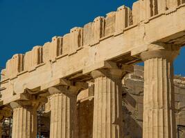 das alt Stadt von Athen foto