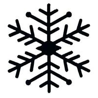 Winter Schneeflocke Grafik auf isoliert Hintergrund foto
