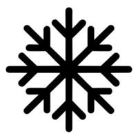 Winter Schneeflocke Grafik auf isoliert Hintergrund foto
