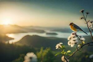 Foto Hintergrund das Himmel, Vogel, Vogel, Vogel, Vogel, Vogel, Vogel, Vogel,. KI-generiert