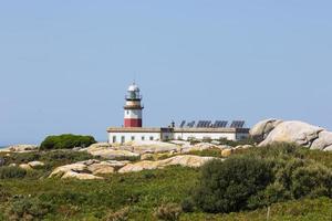 Leuchtturm in Galicien, Spanien foto