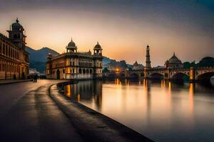 das Stadt von Amritsar, Indien. KI-generiert foto