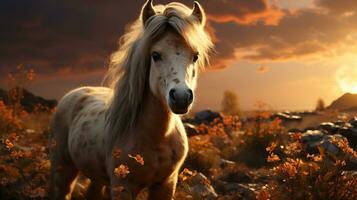 Pony Foto Hintergrund