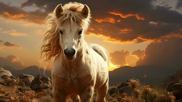 Pony Foto Hintergrund
