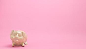 Konzept Sparschwein, Geld sparen, investieren, Aktien, finanzielles Wachstum