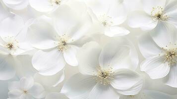 Weiß Blume Hintergrund. ai generiert foto