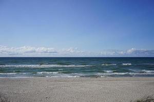 verlassene Seelandschaft auf der Ostsee foto