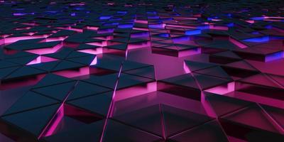 Dreieck Pixel geometrische Abstraktion Glühen Technologie Hintergrund