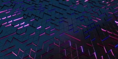 Dreieck Pixel geometrische Abstraktion Glühen Technologie Hintergrund