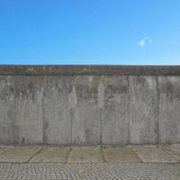 die berliner mauer in berlin, deutschland foto