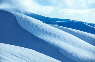 Berge bedeckt Schnee foto