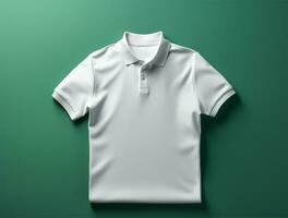 leer Polo T-Shirt ai generiert foto