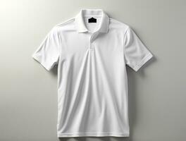 leer Polo T-Shirt ai generiert foto