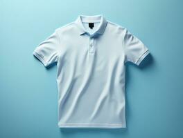 leer Polo T-Shirt ai generiert foto