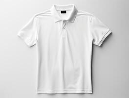 Fachmann leer Polo T-Shirt ai generiert foto