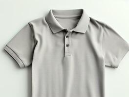 Fachmann leer Polo T-Shirt ai generiert foto