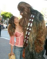 shaun Robinson Chewbacca Star Kriege 3 das Rache von das Sith Premier Männer Dorf Theater westwood ca. kann 12 2005 foto