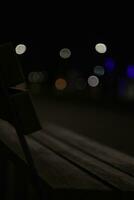 Nacht Beleuchtung verschwommen Runden Hintergrund foto