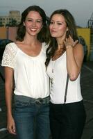 amy acker Sommer- glau ankommen beim das Fuchs Fernseher tca Sommer- 08 Party beim das Santa Monica Seebrücke im Santa Monica ca. auf Juli 14 2008 foto