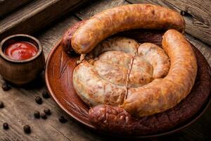 geräuchert Fleisch und Würste foto