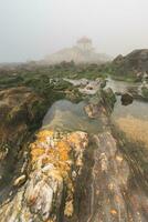 capela tun senhor da Pedra, im das Nebel. Porto, Portugal. foto