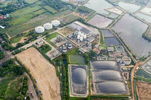 Ethanol Ethyl Alkohol Fabrik, verlängerbar Energie Produktion von Zuckerrohr, Melasse foto