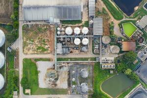 Ethanol Ethyl Alkohol Fabrik, verlängerbar Energie Produktion von Zuckerrohr, Melasse foto