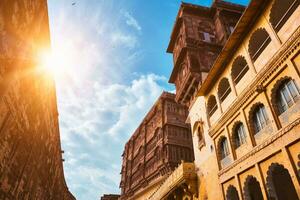 mehrangarh fort in jodhpur, indien foto