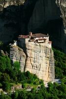 Kloster von rousanou im Meteora im Griechenland foto