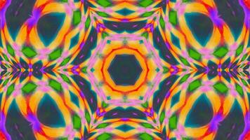 atemberaubend abstrakt Kaleidoskop Hintergrund. einzigartig Mehrfarbig Mosaik Textur im nahtlos geometrisch Muster foto