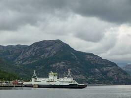 Schiff Kreuzfahrt im Norwegen foto