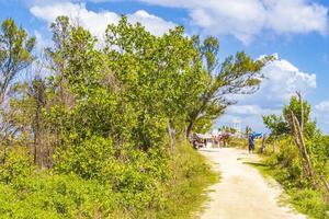 natürlicher tropischer mexikanischer Strand 88 Eingang in Playa del Carmen, Mexiko foto