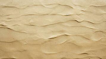 Textur Hintergrund von fein Strand Sand im das Sommer- Sonne, generativ ai foto