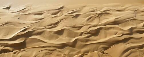 Textur Hintergrund von fein Strand Sand im das Sommer- Sonne, generativ ai foto