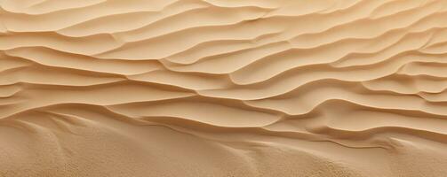 Textur Hintergrund von fein Strand Sand im das Sommer- Sonne, generativ ai foto