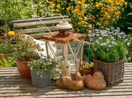 Sommerzeit im Garten foto