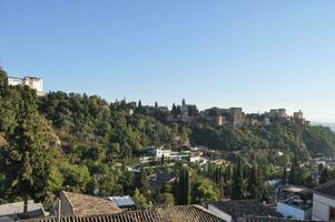 Alhambra Palast im Granada foto