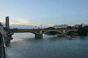 Guadalquivir Fluss im Sevilla foto