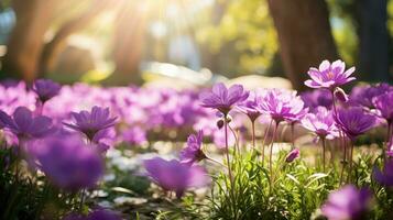 ai generiert Blume Garten Blatt Raum botanisch ai generiert foto