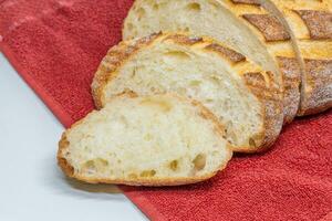 Brot gemacht von natürlich Produkte, nützlich zum Vegetarier und gesund Liebhaber foto