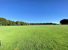 ein Aussicht von das Cheshire Landschaft in der Nähe von Knutsford auf ein sonnig Tag im Herbst foto