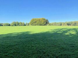 ein Aussicht von das Cheshire Landschaft in der Nähe von Knutsford auf ein sonnig Tag im Herbst foto