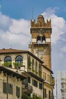 torre del gardello gardello Turm von xiii Jahrhundert im Verona, Italien foto