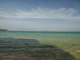 notre Dame Strand im porquerolles Insel Frankreich Panorama Landschaft foto