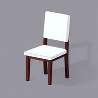 ai generiert Stuhl Sofa Symbol Clip Kunst Aufkleber Dekoration einfach Hintergrund foto