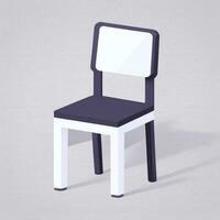 ai generiert Stuhl Sofa Symbol Clip Kunst Aufkleber Dekoration einfach Hintergrund foto