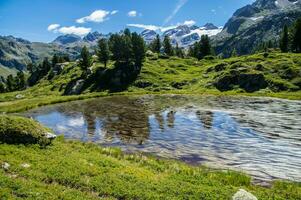 See von thuilette,la thuile,val d'aoste, Italien foto