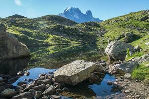 Cheserys, Massiv von mont Blanc, Chamonix, Haute Savoyen, Frankreich foto